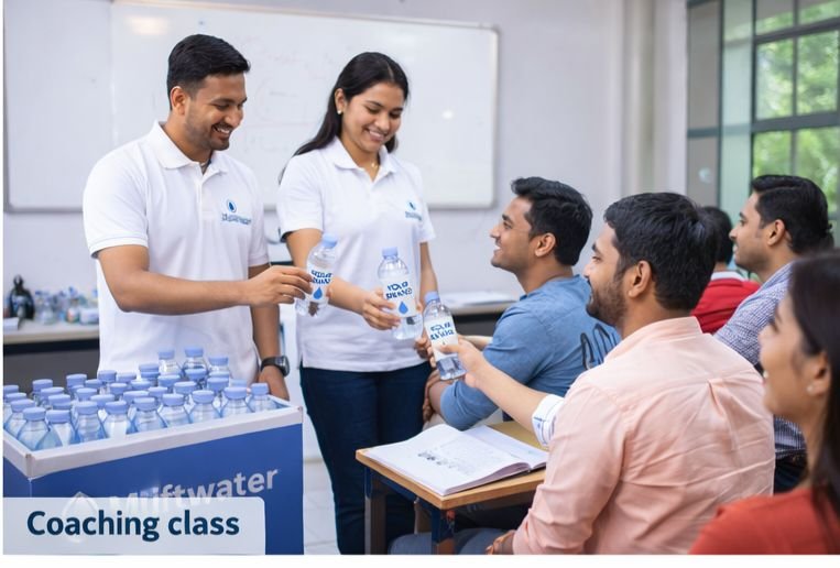 Water distribution at coaching centers